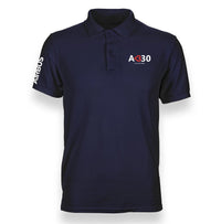 Thumbnail for AIRBUS A330 LOVE AT FIRST FLIGHT DESIGNED POLO SHIRT THE AV8R