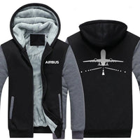 Thumbnail for AIRBUS A330 RUNWAY DESIGNED ZIPPER SWEATERS THE AV8R