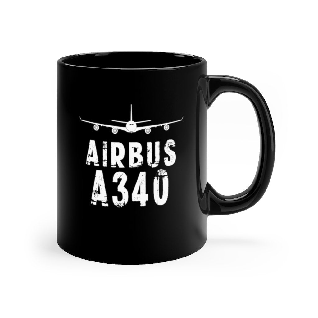 AIRBUS A340  DESIGNED MUG Printify
