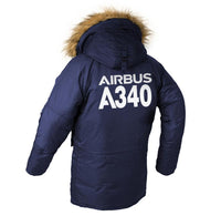 Thumbnail for AIRBUS A340 DESIGNED WINTER N3B PUFFER COAT THE AV8R