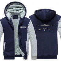 Thumbnail for AIRBUS A340 RUNWAY DESIGNED ZIPPER SWEATERS THE AV8R