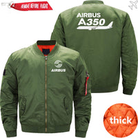 Thumbnail for AIRBUS A350 Ma-1 Bomber Jacket Flight Jacket Aviator Jacket THE AV8R