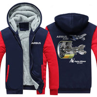 Thumbnail for AIRBUS A380 GP7000 DESIGNED ZIPPER SWEATERS THE AV8R