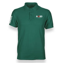 Thumbnail for AIRBUS A380 LOVE AT FIRST FLIGHT DESIGNED POLO SHIRT THE AV8R