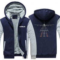 Thumbnail for AIRBUS A380 RUNWAY DESIGNED ZIPPER SWEATERS THE AV8R