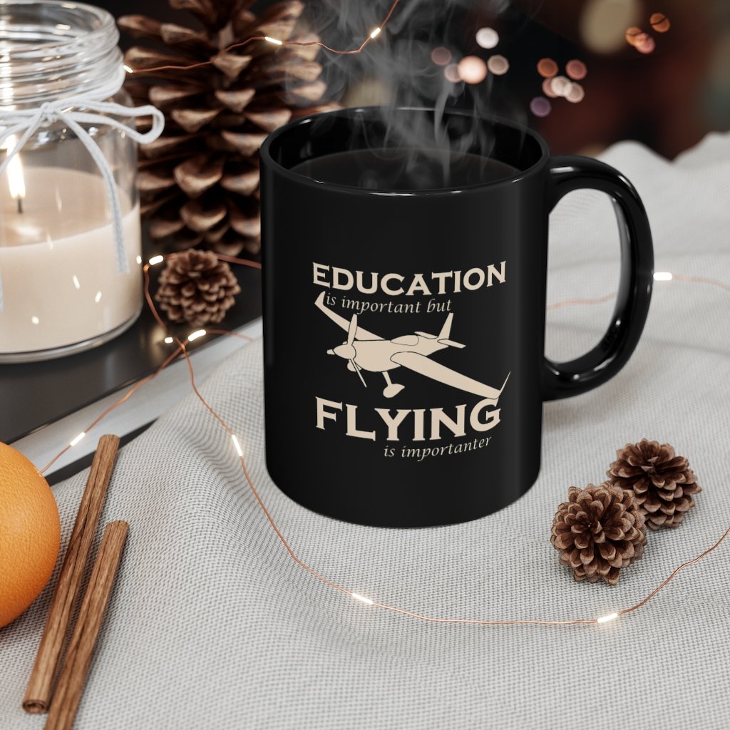 EDUCATION FLYING  DESIGNED - MUG Printify
