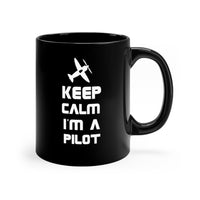 Thumbnail for KEEP CALM I AM A PILOT DESIGNED - MUG Printify