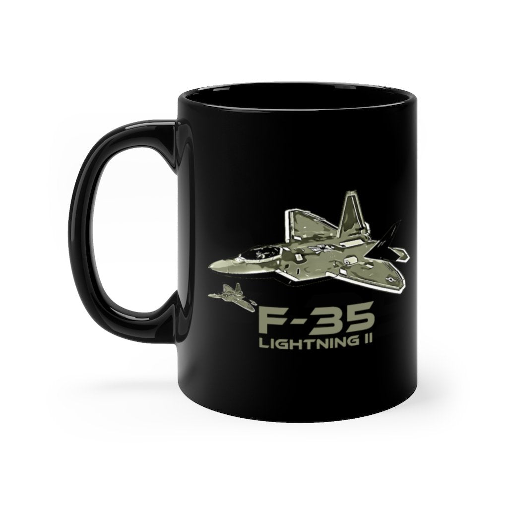 F-35 LIGHTNING IN  DESIGNED -MUG Printify