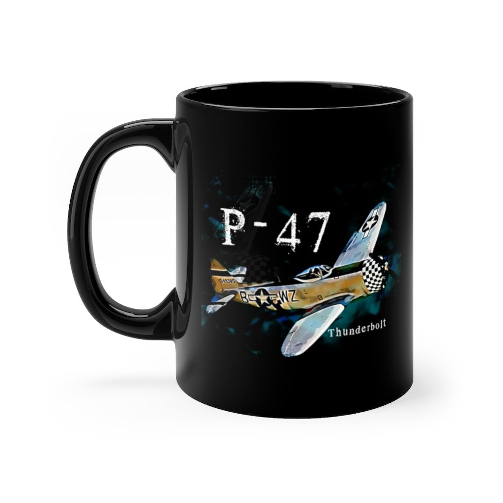 P- 47 DESIGNED - MUG Printify