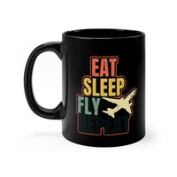 Thumbnail for EAT SLEEP FLY  DESIGNED- MUG Printify