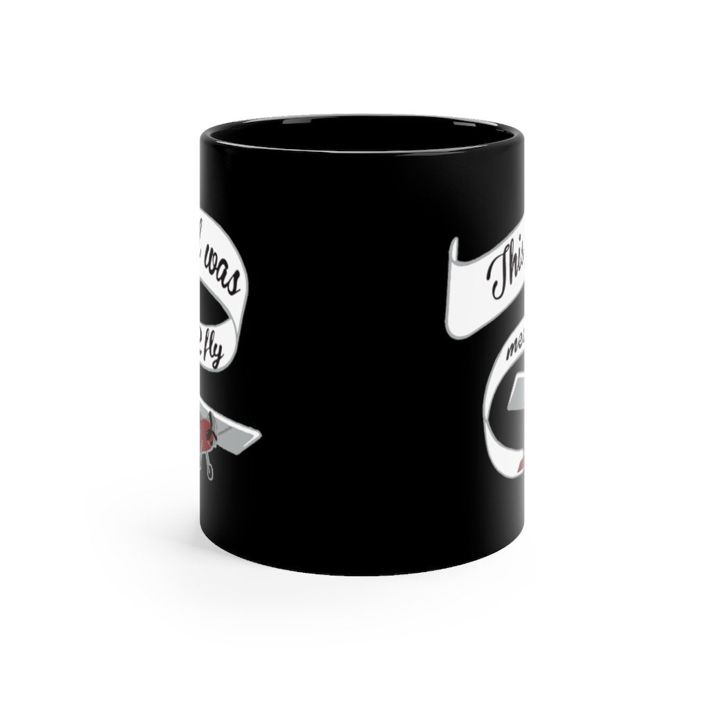 THIS GIRL WAS MEANT 2 FLY DESIGNED - MUG Printify