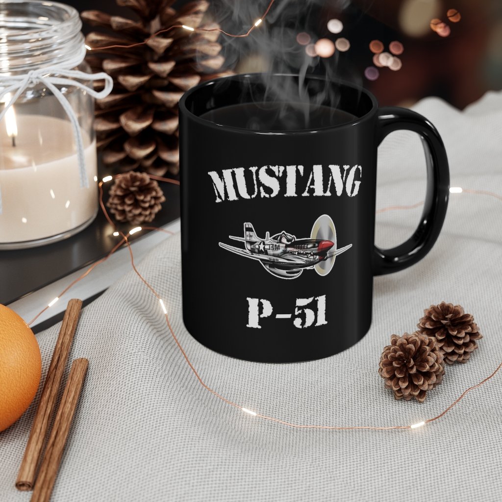 MUSTANG  P-51 DESIGNED - MUG Printify