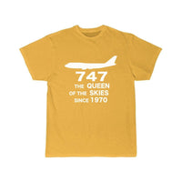 Thumbnail for B747 THE QUEEN OF THE SKIES SINCE 1970 DESIGNED T-SHIRT THE AV8R