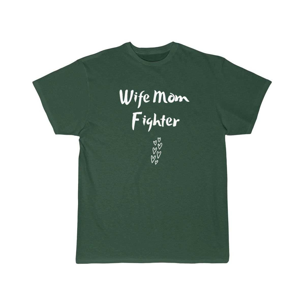 Wife Mom Fighter T Shirt THE AV8R