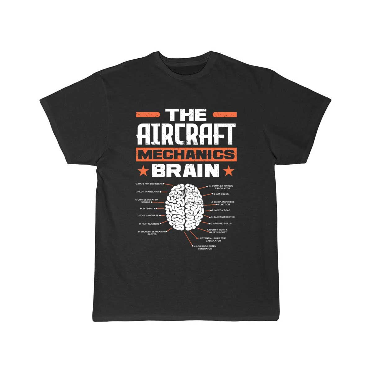Aircraft Mechanic Brain T-SHIRT THE AV8R