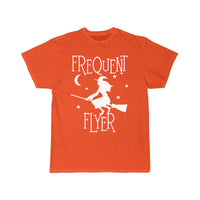 Thumbnail for Frequent Flyer witch halloween pun fun gift humor T-SHIRT THE AV8R
