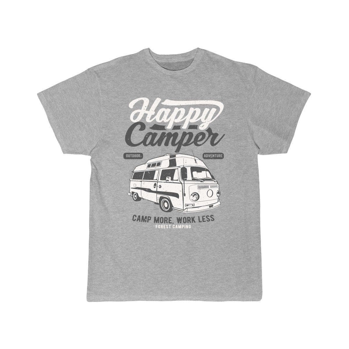 Happy Camper Camp More Work Less Forest T-SHIRT THE AV8R