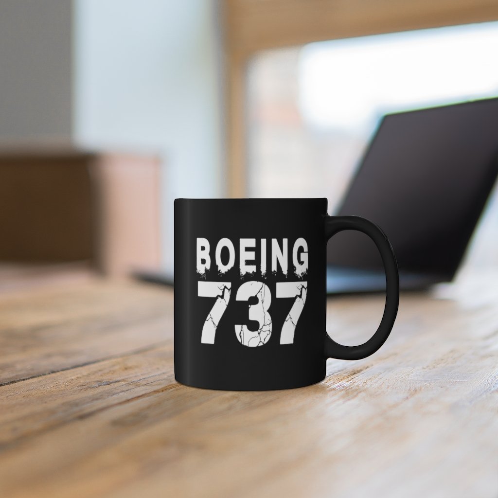 BOEING 737  DESIGNED MUG Printify