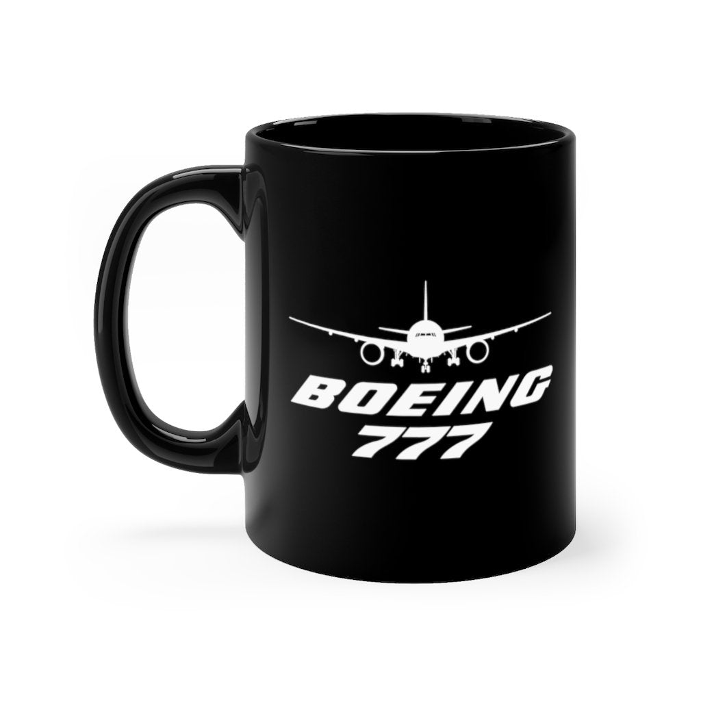 BOEING 777  DESIGNED MUG Printify