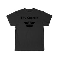Thumbnail for Sky Captain Airline Pilot Hat Light-Monotone T-SHIRT THE AV8R