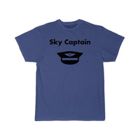 Thumbnail for Sky Captain Airline Pilot Hat Light-Monotone T-SHIRT THE AV8R