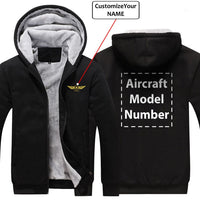 Thumbnail for CUSTOM NAME & AIRCRAFT MODEL NUMBER DESIGNED ZIPPER SWEATERS THE AV8R