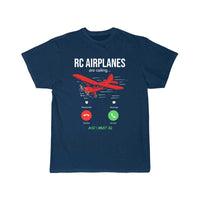 Thumbnail for RC Airplanes Are Calling Aircraft Drone Flyer T-SHIRT THE AV8R