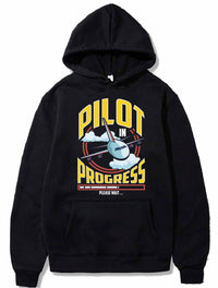 Thumbnail for Funny Pilot In Progress Please Wait Airplane Pilot PULLOVER THE AV8R