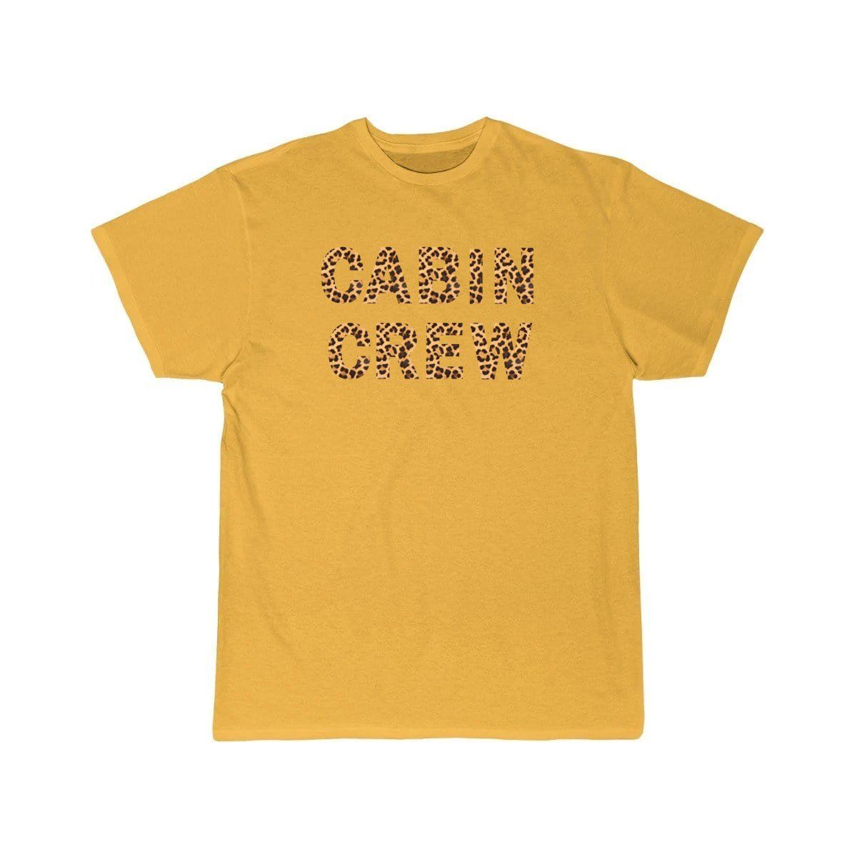 Cabin Crew Leopard Print Letters T-SHIRT THE AV8R