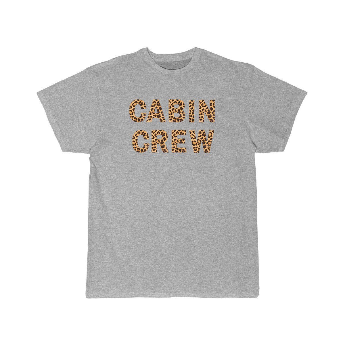 Cabin Crew Leopard Print Letters T-SHIRT THE AV8R