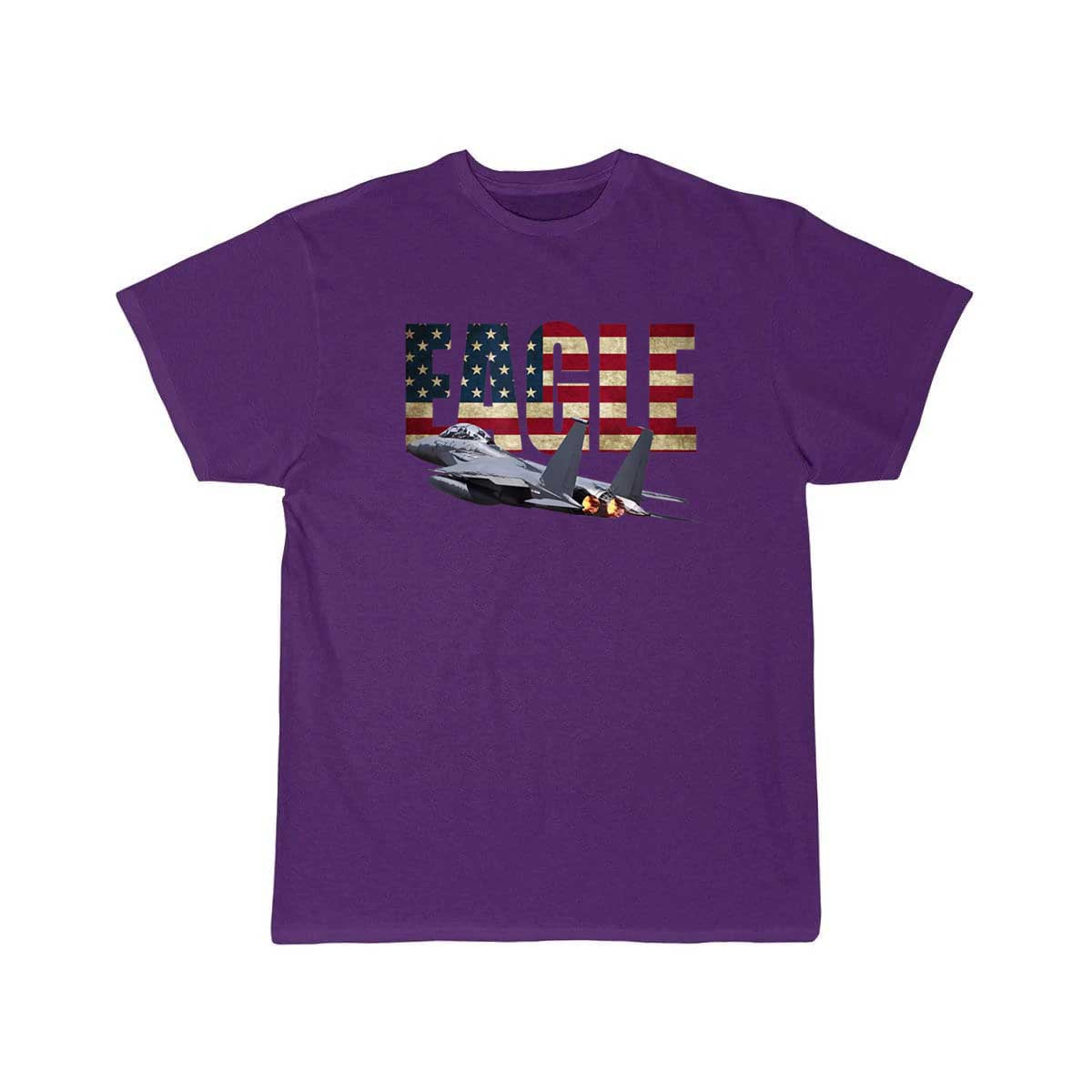 F 15 EAGLE FIGHTER PLANE JET US FLAG T Shirt THE AV8R