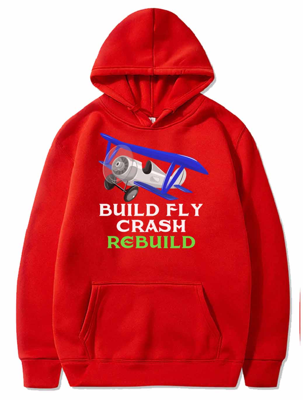 Build Fly Crash Rebuild - RC Pilot Gift PULLOVER THE AV8R