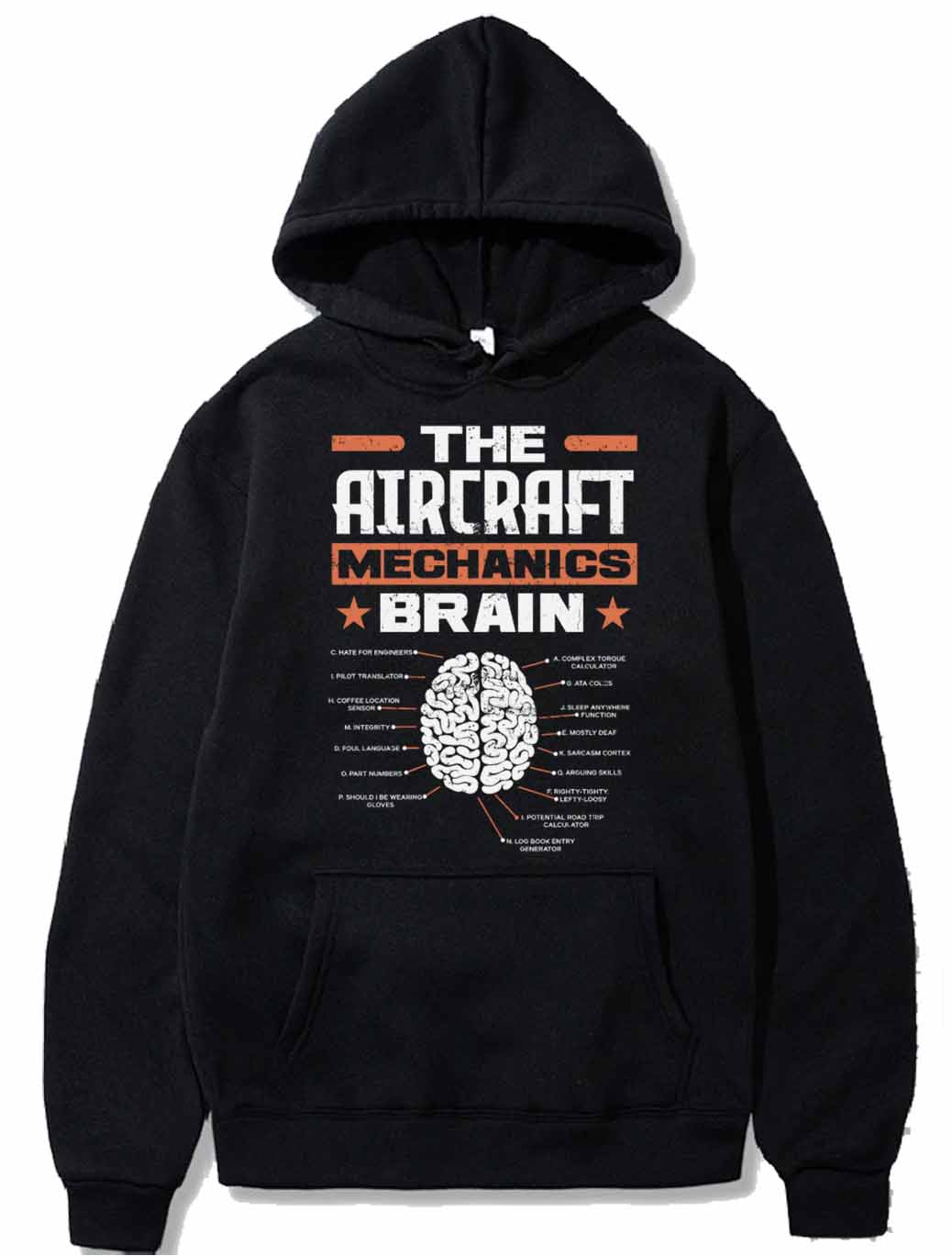 Aircraft Mechanic Brain PULLOVER THE AV8R