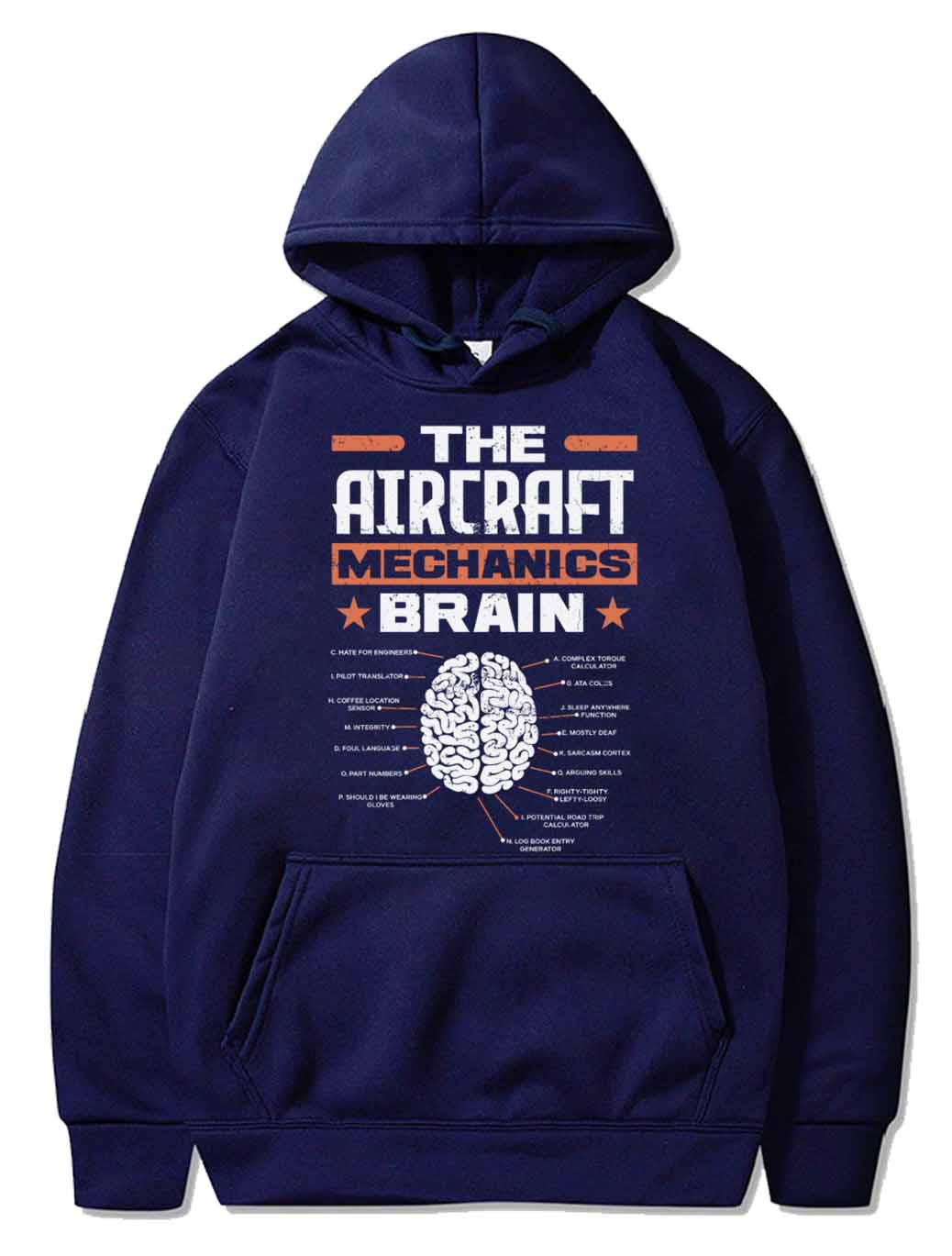 Aircraft Mechanic Brain PULLOVER THE AV8R