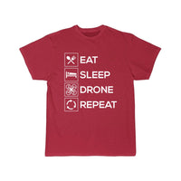 Thumbnail for EAT SLEEP DRONE REPEAT CLASSIC T-SHIRT THE AV8R