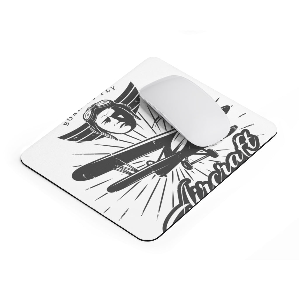 AIRCRAFT BORN TO FLY   -  MOUSE PAD Printify