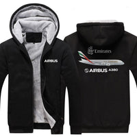 Thumbnail for EMIRATES AIRBUS A380 DESIGNED ZIPPER SWEATERS THE AV8R