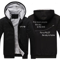 Thumbnail for FOR MOST PEOPLE THE SKY IS THE LIMIT FOR A THE SKY IS HOME ZIPPER SWEATER THE AV8R