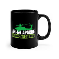 Thumbnail for AH - 64 APACHE HELICOPTER GUNSHIP DESIGNED - MUG Printify