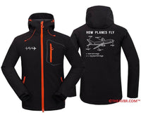 Thumbnail for HOW AIRPLANES FLY DESIGNED HOODIE THE AV8R