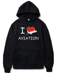 Thumbnail for I LOVE AVIATION PULLOVER THE AV8R