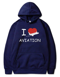 Thumbnail for I LOVE AVIATION PULLOVER THE AV8R