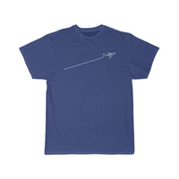 Thumbnail for MINIMALIST LINE WITH AIRPLANE DESIGN CLASSIC T-SHIRT THE AV8R
