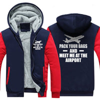 Thumbnail for PACK YOUR BAGS AND MEET ME AT THE AIRPORT ZIPPER SWEATER THE AV8R