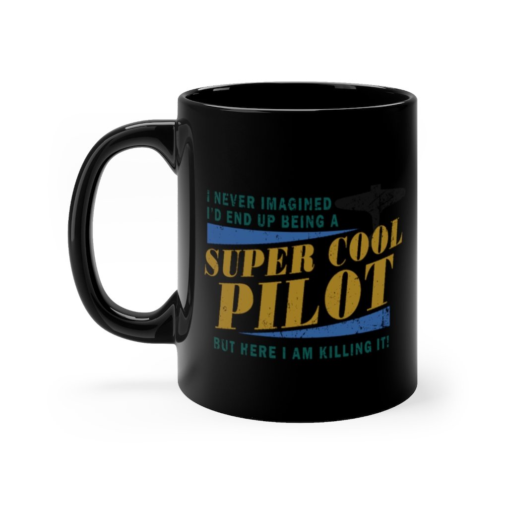 SUPER COOL  PILOT DESIGNED - MUG Printify