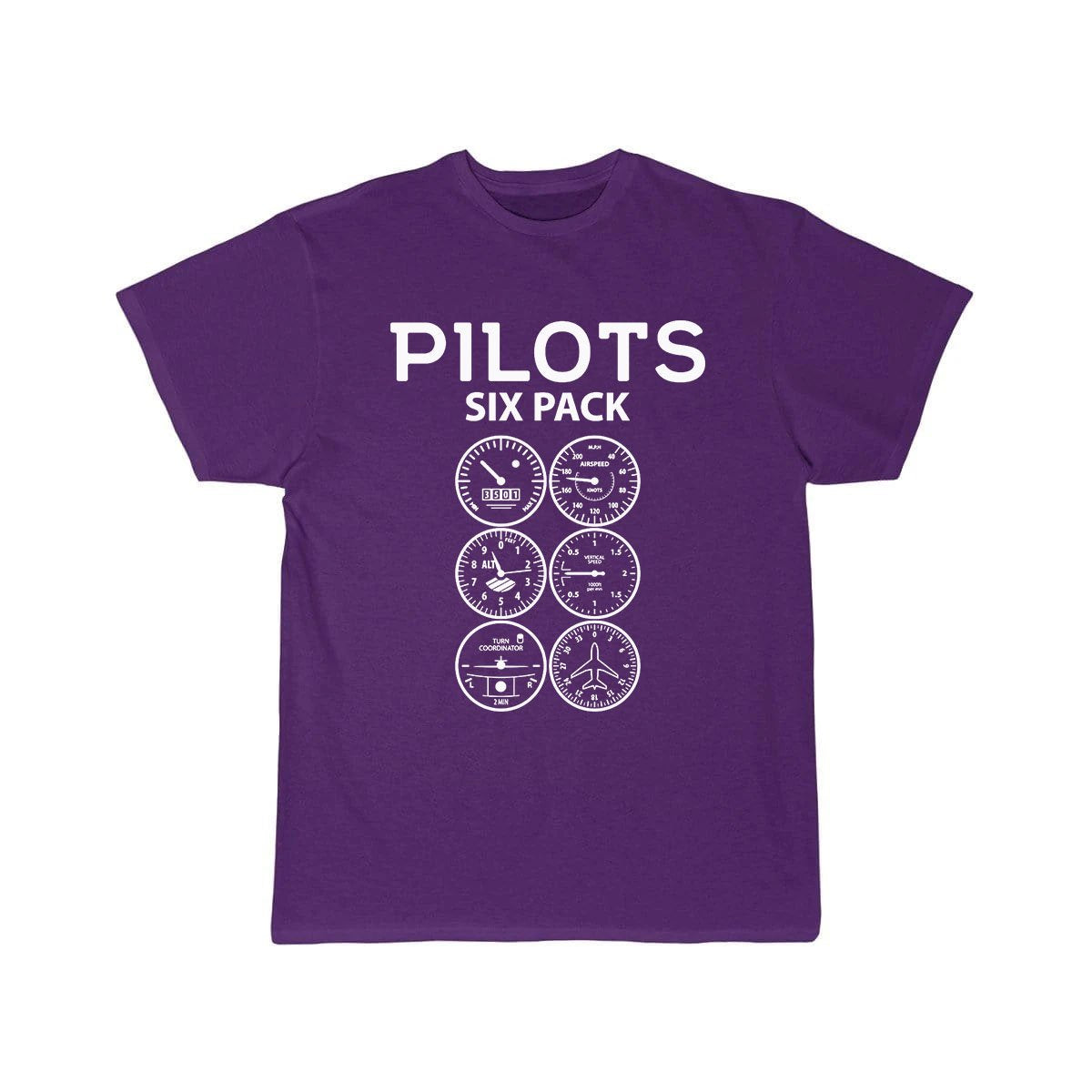 PILOTS SIXPACK - FUNNY AVIATION QUOTES GIFT CLASSIC T-SHIRT THE AV8R