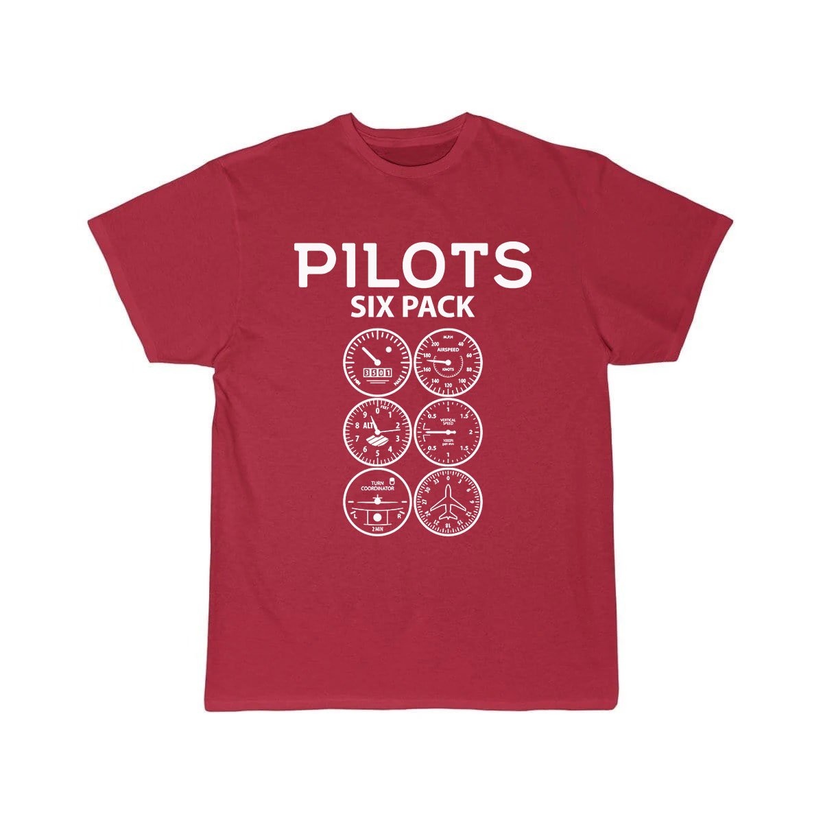 PILOTS SIXPACK - FUNNY AVIATION QUOTES GIFT CLASSIC T-SHIRT THE AV8R