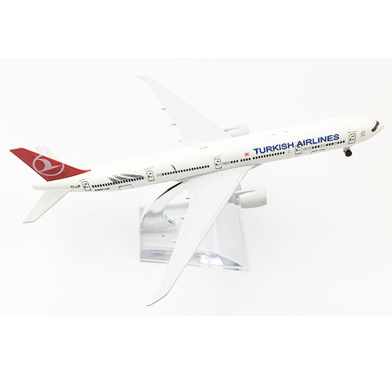 Turkish Airlines Boeing 777 Airplane model Turkey 16CM B777 Plane model Alloy Metal Diecast Aircraft model Toy plane gift AV8R