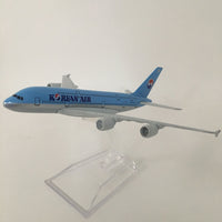 Thumbnail for Korean Air Airbus a380 Aircraft Model Diecast Metal Airplanes 1:400 Plane AV8R