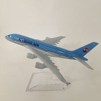 Thumbnail for Korean Air Airbus a380 Aircraft Model Diecast Metal Airplanes 1:400 Plane AV8R